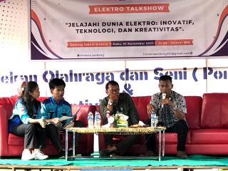 Elektro Talkshow" Himatro Polbeng: Menginspirasi serta Motivasi Mahasiswa Jurusan, dalam Dunia Elektro 