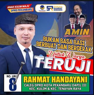 Bukan Basa Basi, Rahmat Handayani Luncurkan 8 Program Prioritas Bila Terpilih