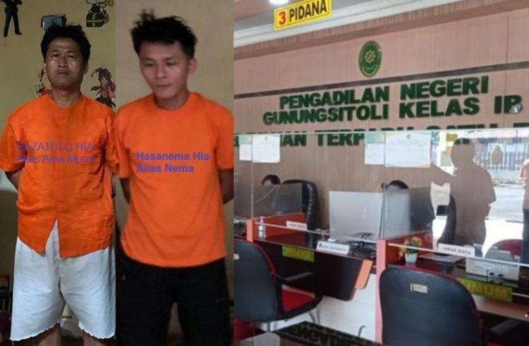 3 Bandit Meresahkan di Vonis PN Gunung Sitoli Tiga Tahun Penjara, Terdakwa Sudah Terpidana Ajukan Banding