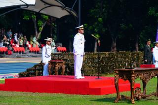 Panglima TNI Lantik 134 Perwira Remaja Prajurit Karier TNI Susgakes TA 2023 di Lapangan Tridek Cilangkap