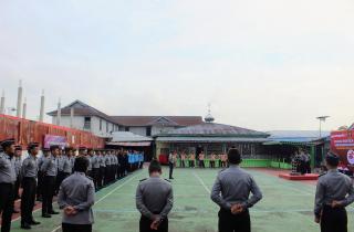 Persiapan Nataru 2024, Lapas Bengkalis Laksanakan Upacara Peringatan Hari Bela Negara ke-75