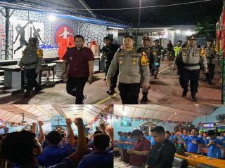 KPLP Mai Yudiansyah Sambut AKBP Setyo Bimo Anggoro Tinjau Pelaksanaan Ibadah Malam Natal di Lapas Bengkalis 