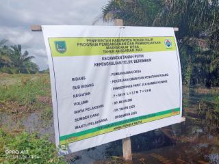 Lapor Pak Bupati, PJ Teluk Berembun Diduga Mark Up Dana Kepenghuluan