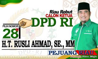 Visi Misi H T Rusli Ahmad Calon DPD RI no 28