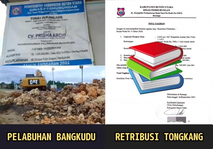 Dua Pekerjaan yang Diduga Bermasalah, Kadis Perhubungan Buton Utara tidak Bisa di Hubungi