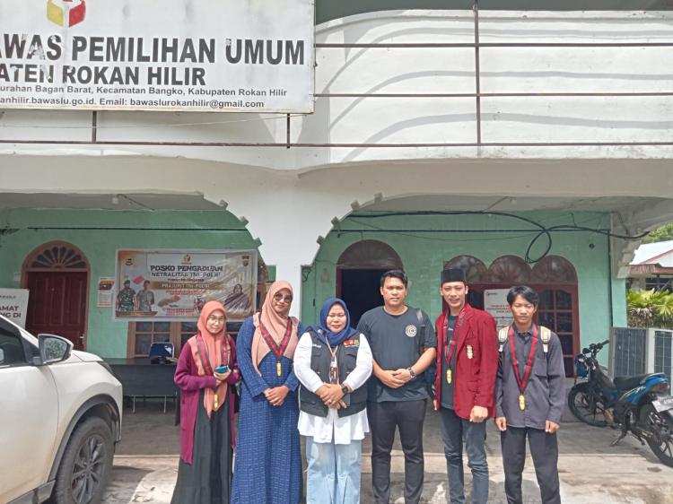 Sambangi Bawaslu, PC IMM Rohil Dorong Pengusutan Pelanggaran Netralitas ASN dan Perangkat Desa 