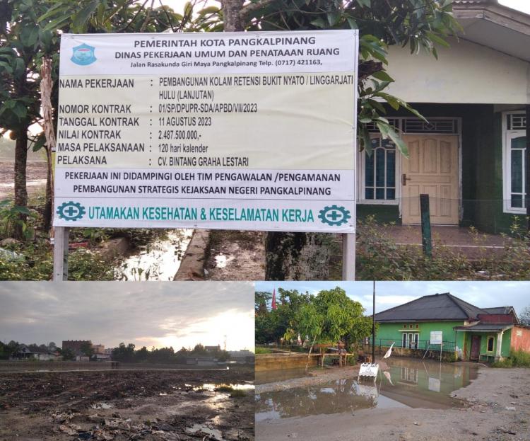 Masyarakat Pangkalpinang Geram: Kolam Retensi Mahal, Banjir Tetap Menggenangi Rumah!