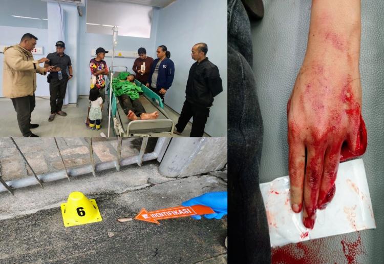 Dikeroyok Muhammad Resi Alami Luka Serius dalam Serangan Senjata Tajam
