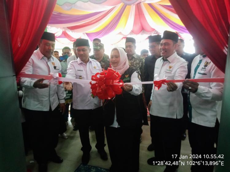 Ucapkan Selamat HUT ke 23, Bupati Kasmarni Resmikan Kantor Baznas Kabupaten Bengkalis 