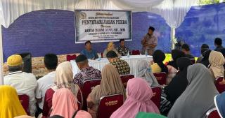 Sosper di Kecamatan Limapuluh, Anggota DPRD Pekanbaru Roem Diani Berikan Pemahaman Konsituen Terkait Perda