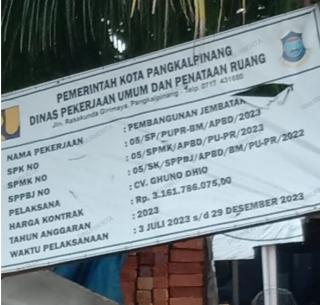 Kabid PUPR: Penyedia Jasa Dikenai Denda, Proyek Jembatan Air Kujud Terancam Gagal