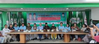 Ketum DPP SANTRI Tani NU dan Jajaran Resmikan Posko Pemenangan Prabowo - Gibran