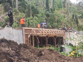 Proyek Pembangunan Jembatan Lebakharjo Menelan Anggaran Miliaran Rupiah, Pengawas Tidak Berada Dilokasi