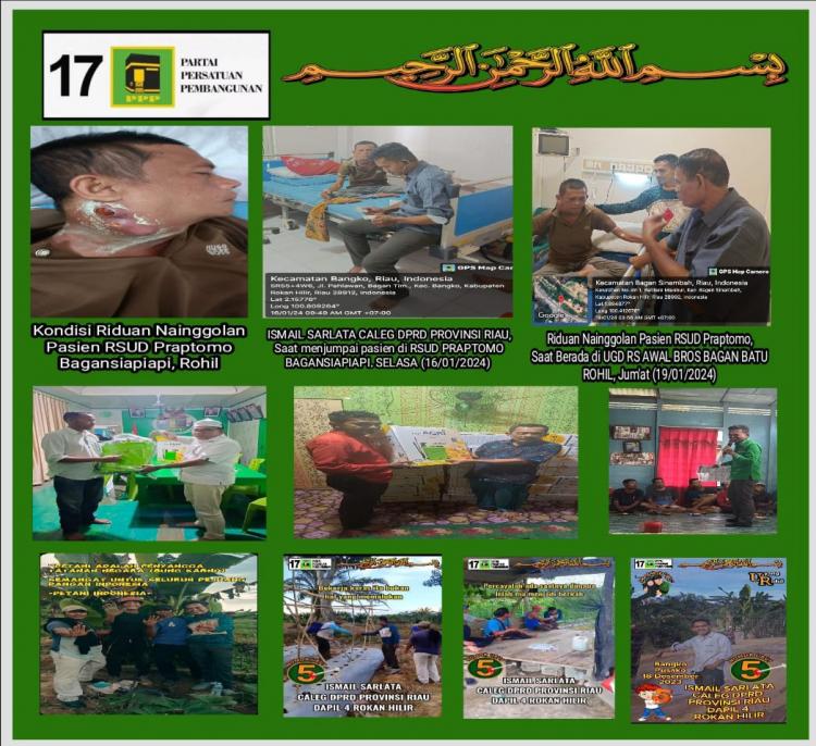 Wujud Nyata Dekat Dengan Masyarakat, Ini yang dilakukan Ismail Sarlata Caleg DPRD Provinsi Riau
