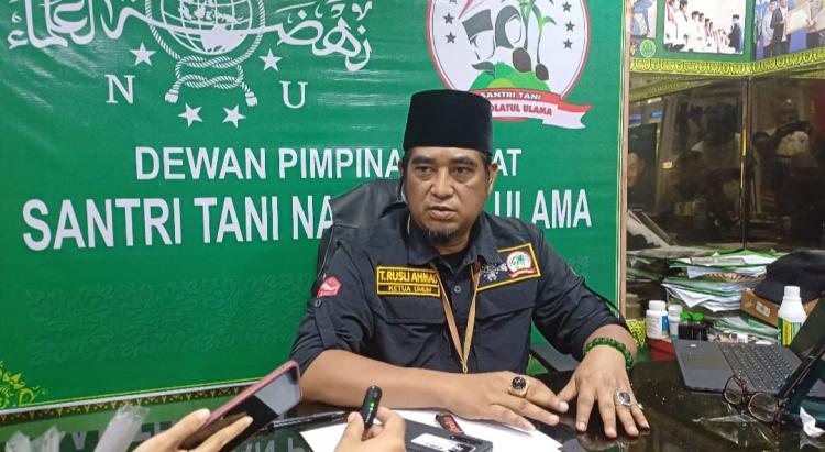 H T Rusli Ahmad Ketum DPP Santri Tani NU Ajak Seluruh Elemen Ciptakan Pemilu Damai