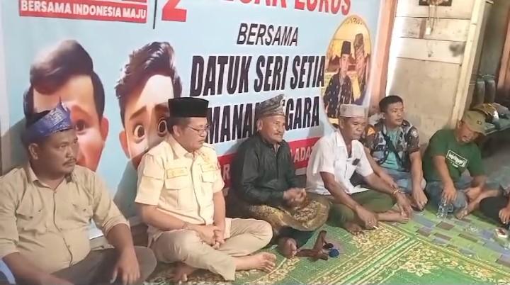 DPH LAMR Bersama Sejumlah Tokoh Adat "Tegak Lurus" Dukung Prabowo-Gibran