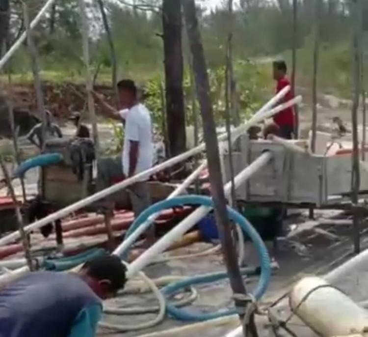 Penanaman Mangrove Kapolda Bangka Belitung Dihajar  Penambangan Timah Ilegal