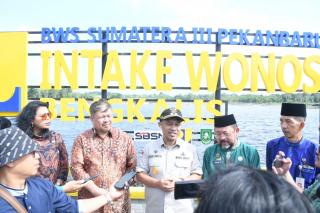 Penyediaan Air Baku Dibangun Pemerintah Pusat, Pemkab Bengkalis Miliki Intake dan Jaringan Pipa Transmisi