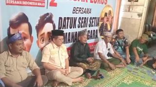 DPH LAMR Bersama Sejumlah Tokoh Adat "Tegak Lurus" Dukung Prabowo-Gibran