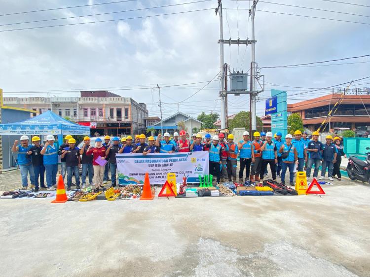 ULP PLN Bengkalis Gelar Apel Siaga Ramadhan dan Idul Fitri