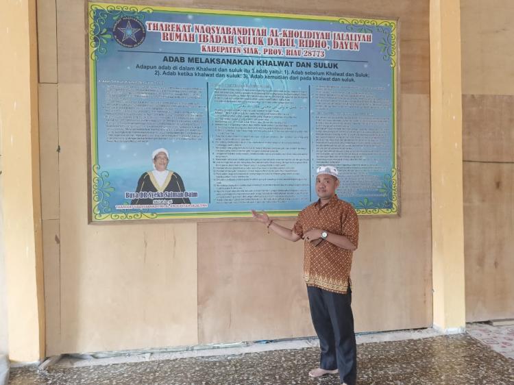 Tharekat Naqsyabandiyah Al-Kholidaya: Rumah Ibadah Suluk Darul Ridho Dayun Km 03