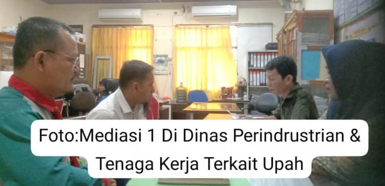 Terkait Upah Pekerja tidak di Bayar, PT Tenang Jaya Sejahtera ke DPRD dan Dinas Perindrustrian & Tenaga Kerja