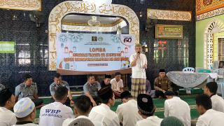 Semarak Ramadhan , Lapas Bengkalis Gelar Lomba MTQ dan Dakwah Antara WBP di Masjid Al-Ikhlas 