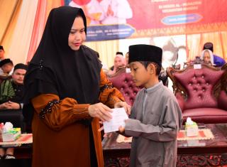 Tingkatkan Kualitas dan Kuantitas Keimanan, Bupati Kasmarni Safari Ramadhan di Kecamatan Mandau