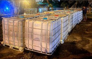 Gerebek Penimbunan Minyak, Tim Opsnal Polsek Mandau Berhasil Temukan ± 18 Ribu Liter Solar Bersubsidi