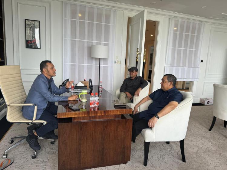 Sampaikan Tekad Maju pada Pilgubri 2024,  Edy Natar Lapor ke DPP Nasdem 