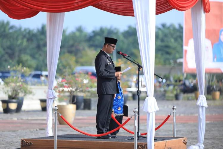 Pemko Pekanbaru Gelar Upacara Peringatan Hari Otonomi Daerah ke-28