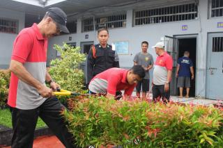 Pemasyarakatan Sehat dan Bersih, Lapas Bengkalis Laksanakan Goro Bersama Warga Binaan