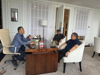 Sampaikan Tekad Maju pada Pilgubri 2024,  Edy Natar Lapor ke DPP Nasdem 