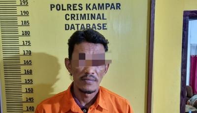 Di Pondok Pinggiran Sungai Sebayang, Pelaku Narkoba Berinisial PI Ditangkap Polsek Kampar Kiri