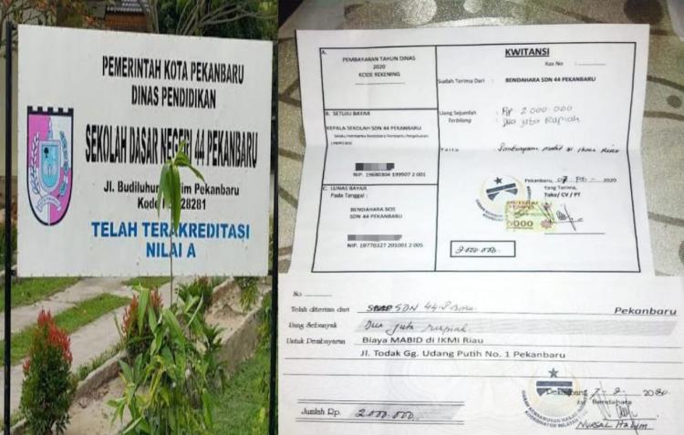 Benarkah, Adanya Dugaan Penyalahgunaan Dana Bos di SD Negeri 44 Pekanbaru?