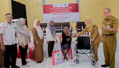 Pemkab Bengkalis Terima Bantuan Alat Aksesibilitas Tahun 2024