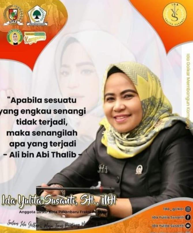 Sejak Survei Ida Yulita Tertinggi Balon Walikota Pekanbaru 2024, Lawan Politik Mulai Tebar Fitnah & Isu Murahan