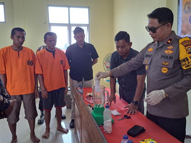 BB Narkotika Jenis Sabu Seberat 36,72 Gram di Musnahkan Polsek Bagan Sinembah