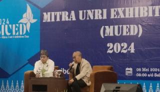 Bupati Kasmarni Hadiri Acara MUED UNRI 2024