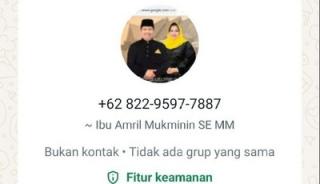 Hati-hati! Ini Nomor Penipuan Mengatasnamakan Bupati Kasmarni 