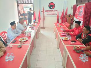 Didampingi Pengurus PKS, Haji Rafi Mendaftar ke PDI P Sebagai Balon Wakil Bupati Bengkalis
