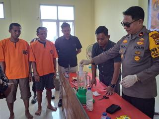 BB Narkotika Jenis Sabu Seberat 36,72 Gram di Musnahkan Polsek Bagan Sinembah