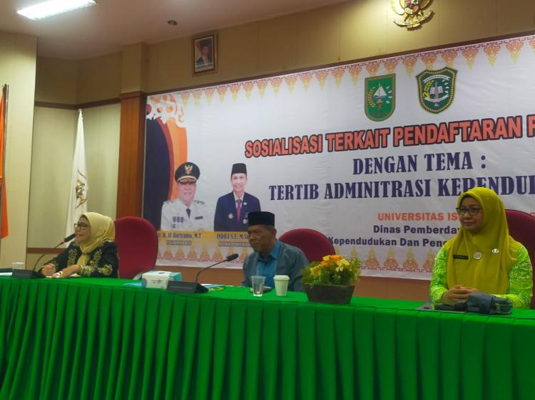 Ketua komisi I Motivasi Ratusan Mahasiswa UIR, Eddy Yatim :"Ayo ber KTP Riau, Saatnya, Kita Dorong DAU dan DAK Riau" 
