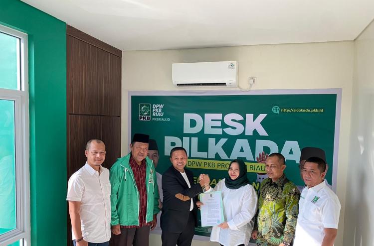 PKB Terbitkan SK, Usung Kasmarni-Bagus Santoso di Pilkada Bengkalis