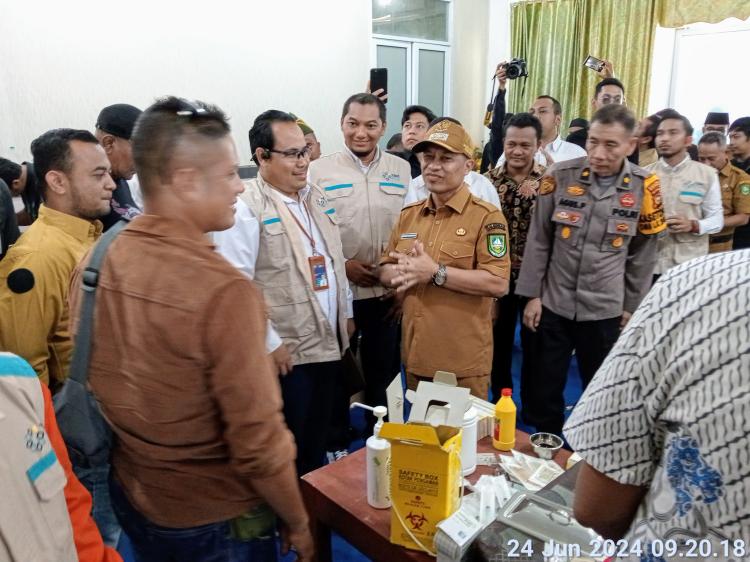 Khitanan Massal Gratis FW-RPG dan YBM PT PLN, Ahmad Riduan; Terima Kasih Pemkab Bengkalis Mensupport Kegiatan Ini