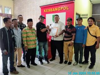 Serahkan Dokumen ke Kesbangpol, Romi; Alhamdulillah, Legalitas PJC Cabang Bengkalis Sudah Resmi 
