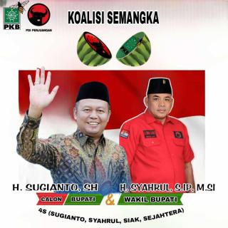 Sugianto-Syahrul Kuda Hitam Pilkada Siak, Siap Jadi Penantang Petahana di Pilkada Siak 2024
