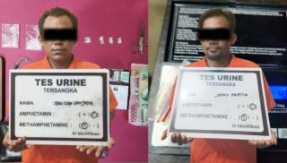 Tim Opsnal Polres Bengkalis Tangkap 2 Tersangka TP Narkotika Sabu Seberat 4,89 Gram di Desa Siak Kecil