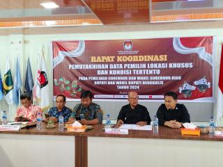 Lapas Bengkalis Ikuti Rapat Koordinasi Pemutakhiran Data Pemilih Lokasi Khusus Pada Pilkada 2024