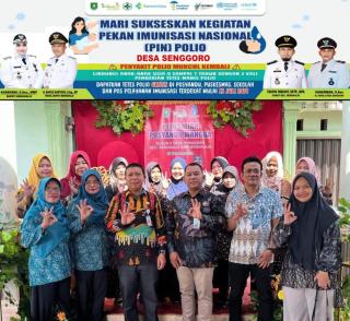 23 Juli 2024 Pemdes Senggoro Laksanakan Pekan Imunisasi Nasional Polio, Ini Posyandunya